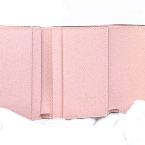LOUIS VUITTON Pink Damier Wallet - Picture 4 of 6